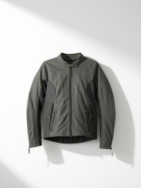 H-D Womens Gallun Triple Vent Jacket Black Olive Size Large